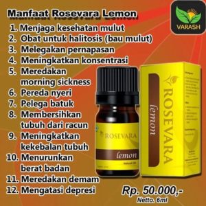 Rosevara Lemon minyak murni esensial